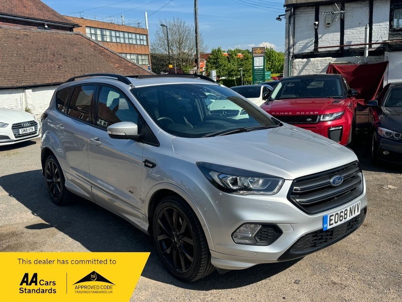 Compare Ford Kuga St-line X Tdci EO68NVV Silver