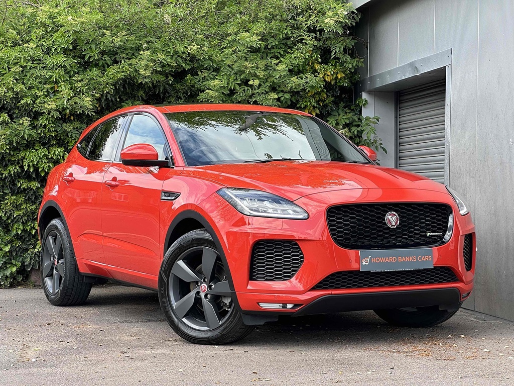 Compare Jaguar E-Pace Chequered Flag OY69YMP Red