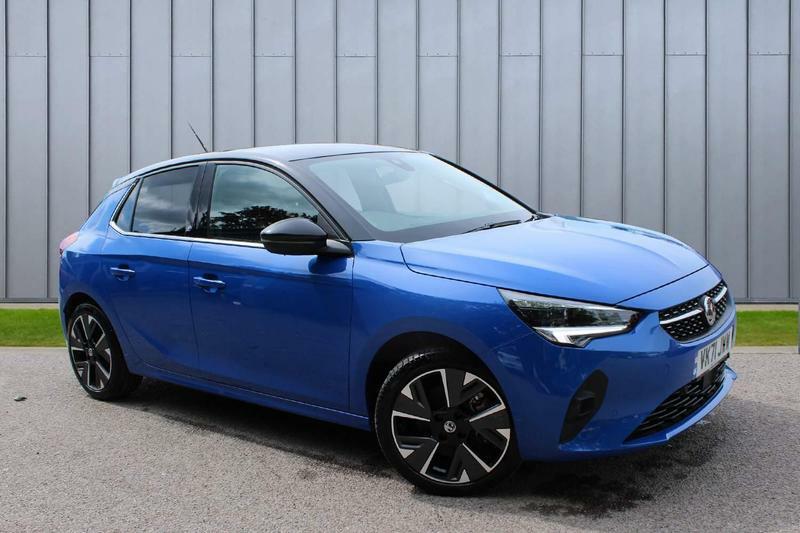 Compare Vauxhall Corsa-e 50Kwh Elite Nav Premium 5Dr... VK71JWW Blue