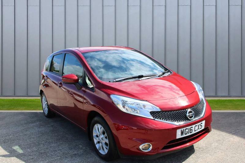 Compare Nissan Note 1.2 Acenta Euro 6 Ss WG16CXS Red