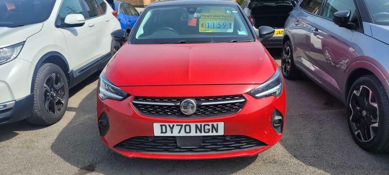 Compare Vauxhall Corsa Elite Nav Turbo DY70NGN Red