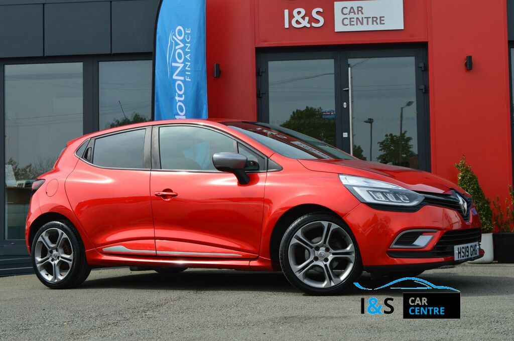 Compare Renault Clio 0.9 Gt Line Tce 89 Bhp HS19GHG Red