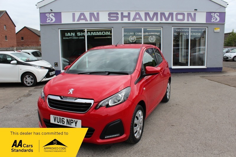 Compare Peugeot 108 Active VU16NPY Red