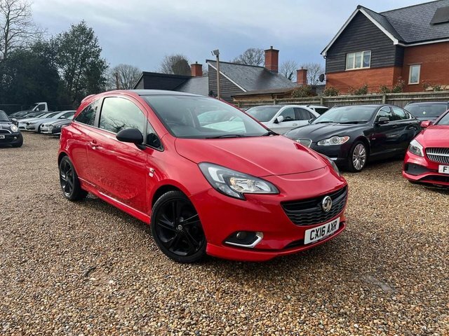 Compare Vauxhall Corsa 1.4 Limited Edition 89 Bhp CX16AXR Red