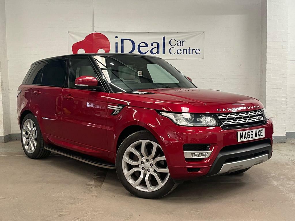 Compare Land Rover Range Rover Sport 3.0 Sd V6 Hse 4Wd Euro 6 Ss MA66WXE Red