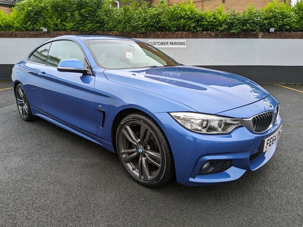 Compare BMW 4 Series 420D M Sport FE64OMR Blue