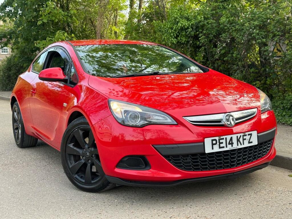 Compare Vauxhall Astra GTC 1.4T 16V Sport PE14KFZ Red