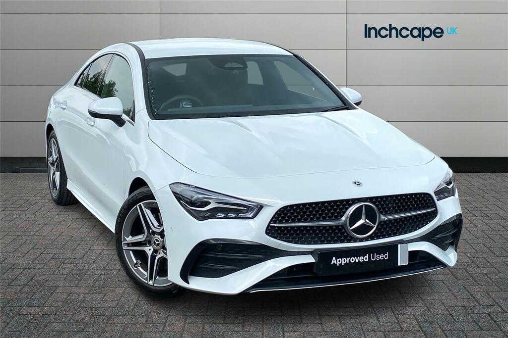 Compare Mercedes-Benz CLA Class 200 Amg Line Executive Tip KT73XYP White