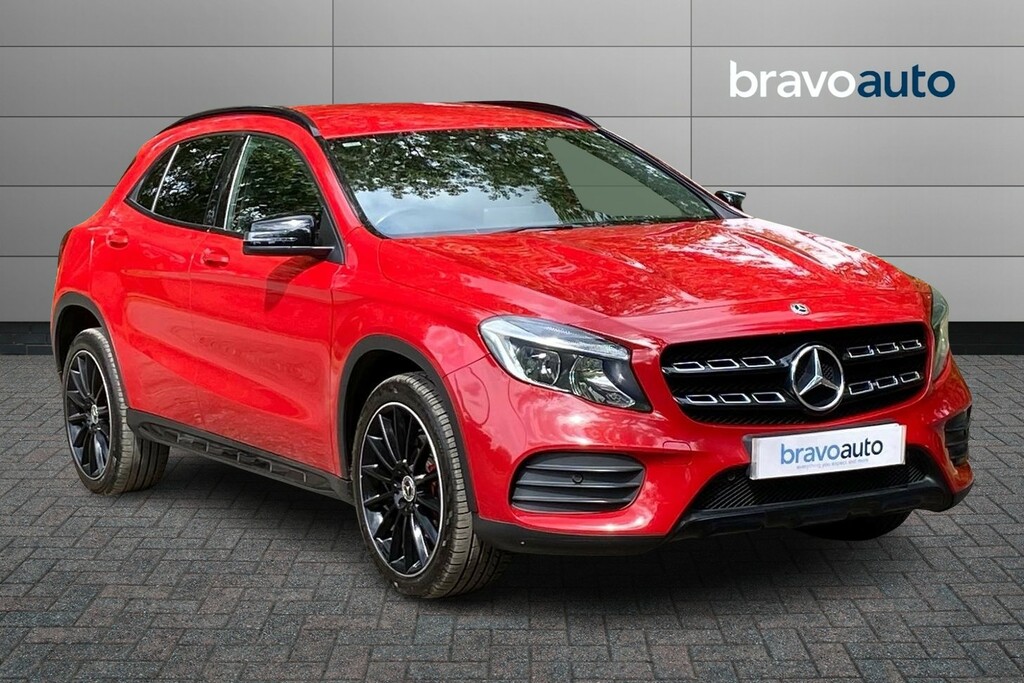 Compare Mercedes-Benz GLA Class 220D 4Matic Amg Line BJ18YTU Red