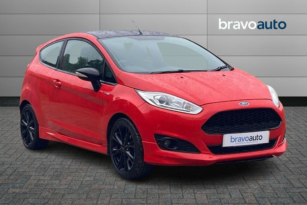 Compare Ford Fiesta 1.0 Ecoboost 140 St-line Red FN17TSV Red