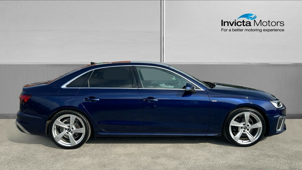 Compare Audi A4 S Line LR72WME Blue