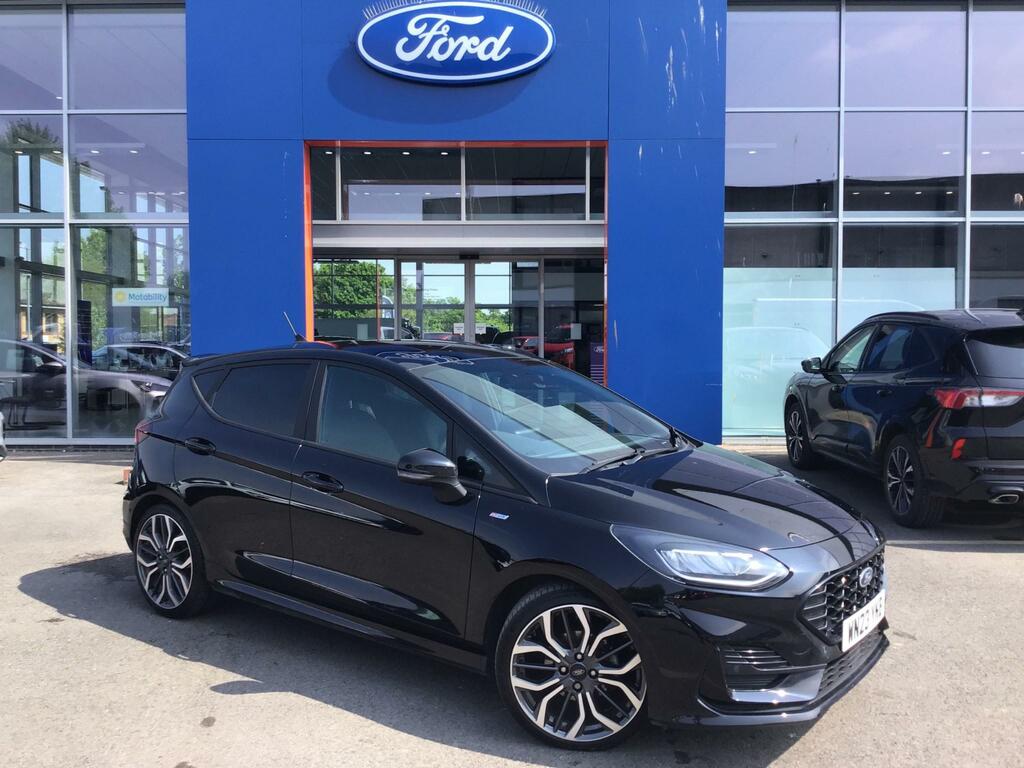 Compare Ford Fiesta 1.0T Ecoboost Mhev St-line X Edition Euro 6 Ss WN23YKB Black