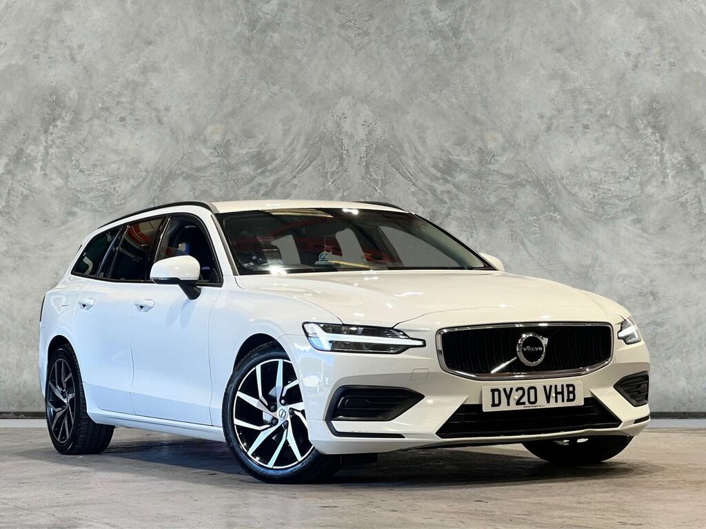 Compare Volvo V60 Estate 2.0 D3 Momentum Plus Euro 6 Ss 2020 DY20VHB White