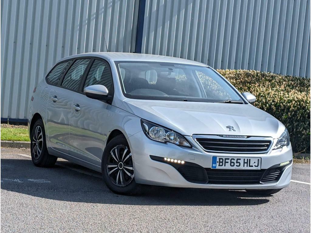 Peugeot 308 SW Sw 1.6 Bluehdi Access Euro 6 Ss Silver #1