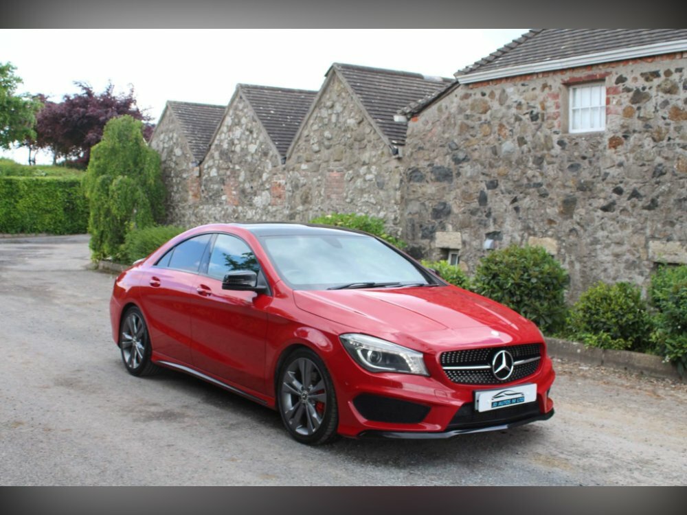 Compare Mercedes-Benz CLA Class 2.1 Cla220 Cdi Amg Sport Coupe 7G-dct Euro 6 Ss VFZ5290 Red