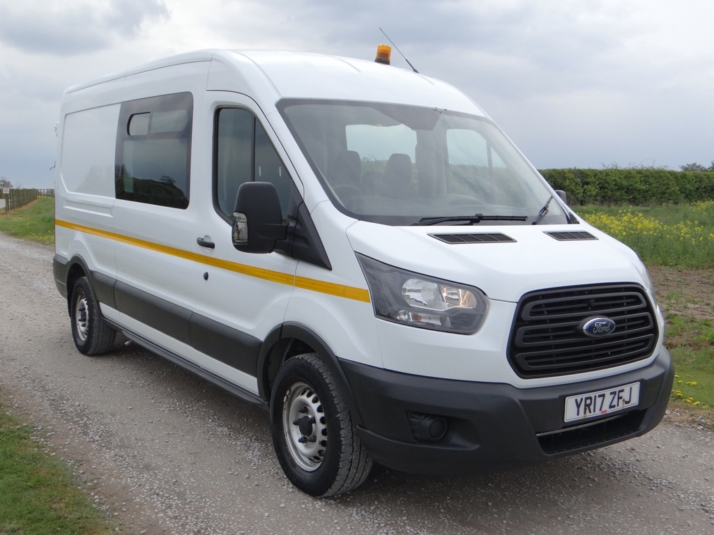 Compare Ford Transit Custom 350 Welfare With Toilet 2017 YR17ZFJ White