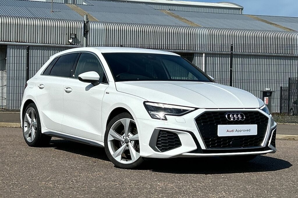 Compare Audi A3 S Line 35 Tfsi 150 Ps 6-Speed LR70FGN White