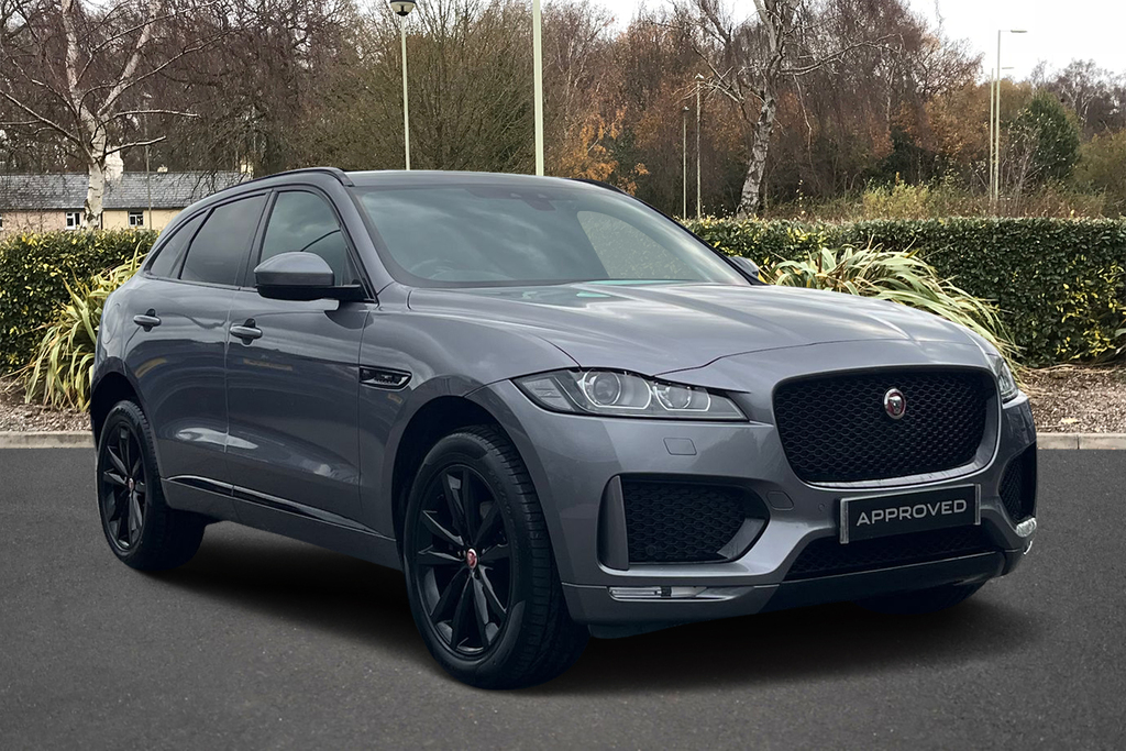 Compare Jaguar F-Pace I4 Chequered Flag Awd SC69VSF Grey