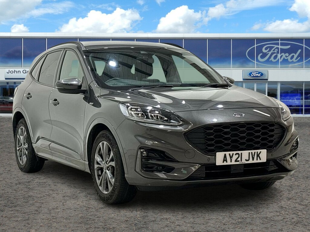 Compare Ford Kuga 2.0 Ecoblue Mhev St-line Edition Estate AY21JVK Grey