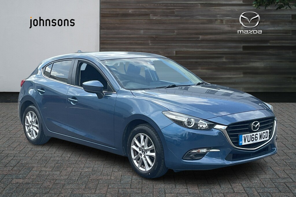 Compare Mazda 3 2.0 Se-l Nav VU66WGD Blue
