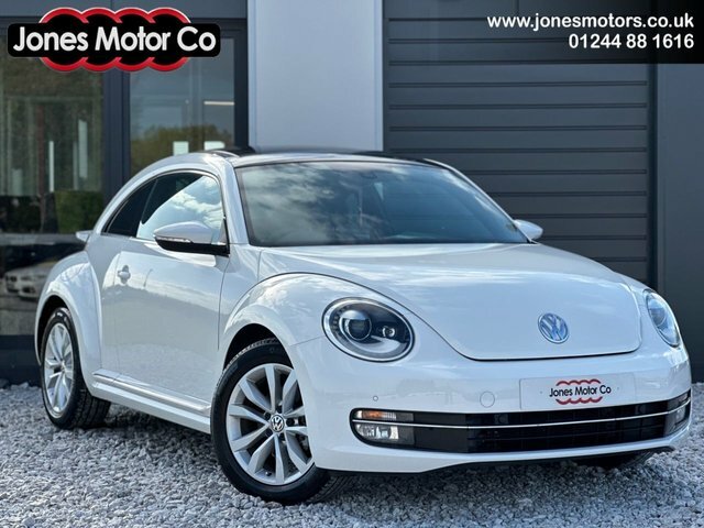 Compare Volkswagen Beetle 1.2 Design Tsi Dsg 103 Bhp FD63JMC White