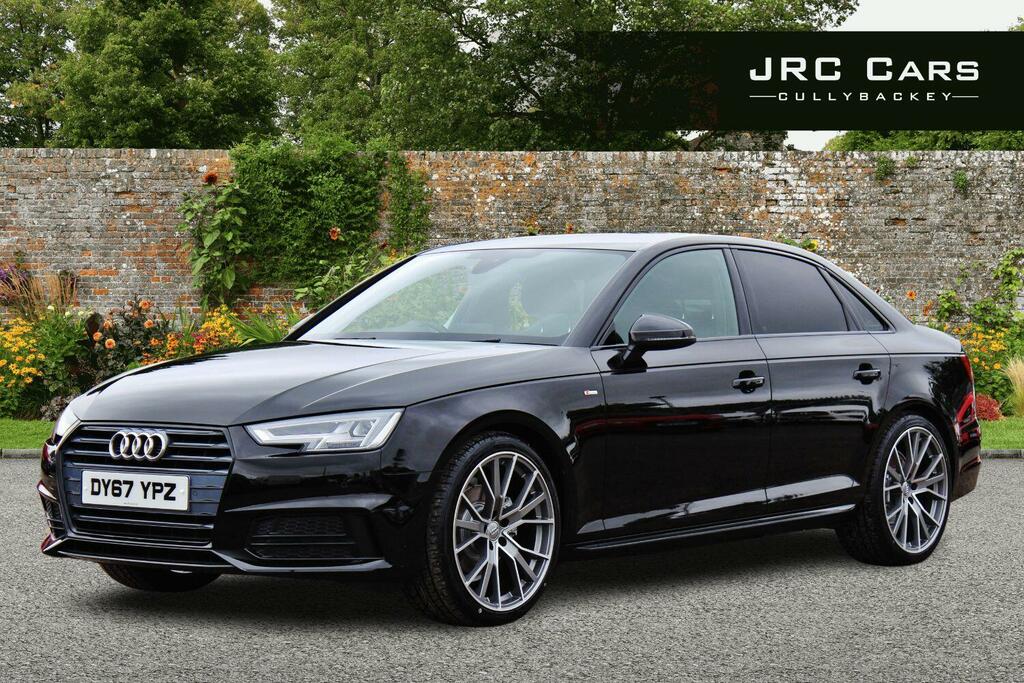 Compare Audi A4 Saloon 2.0 Tdi S Line 2017 DY67YPZ Black