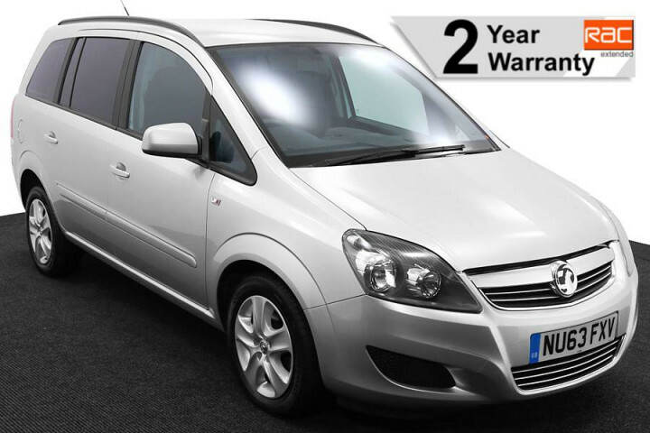 Compare Vauxhall Zafira 1.8 Exclusiv 4 Seat NU63FXV Silver