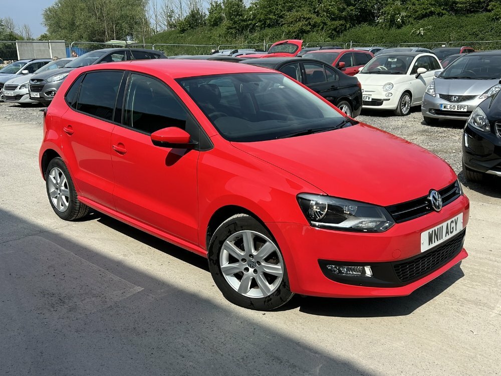 Compare Volkswagen Polo 1.2 Match Hatchback Euro 5 70 P WN11AGY Red