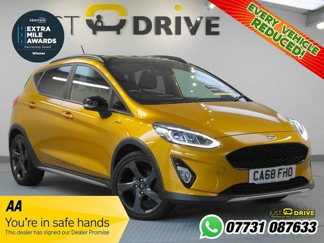 Compare Ford Fiesta 1.0 Active B And O Play 99 Bhp CA68FHO Yellow