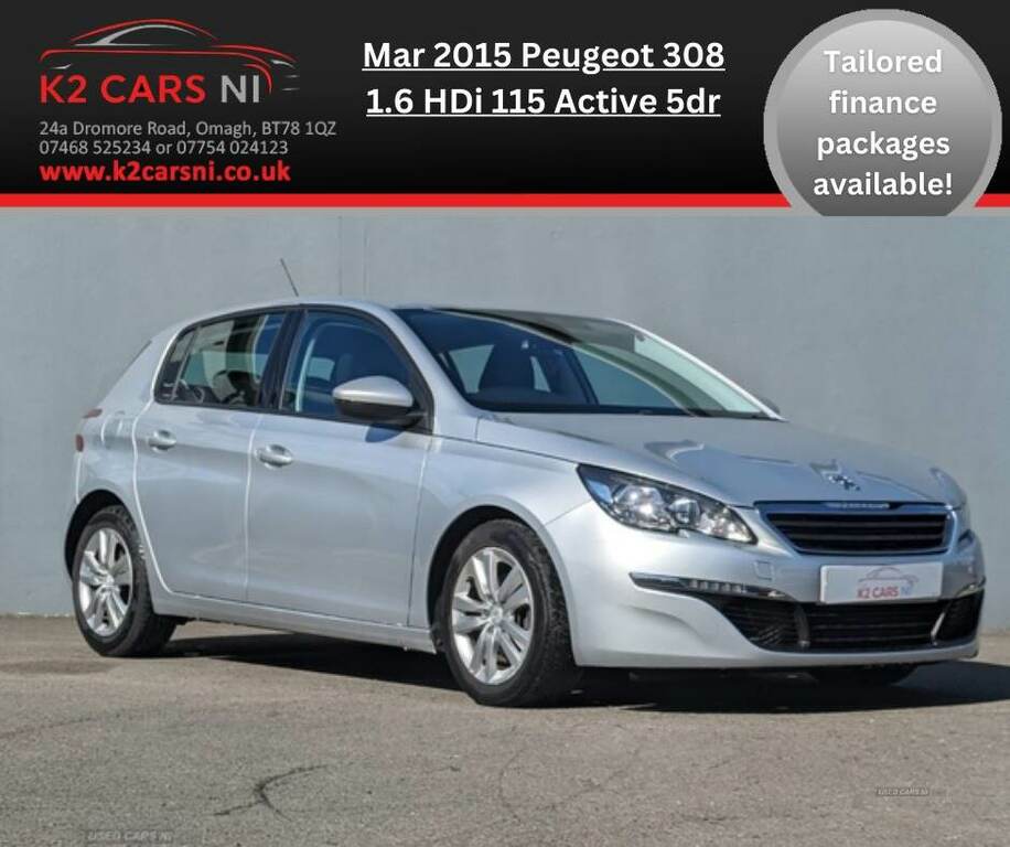 Compare Peugeot 308 Hdi Ss Active WJZ9728 Silver