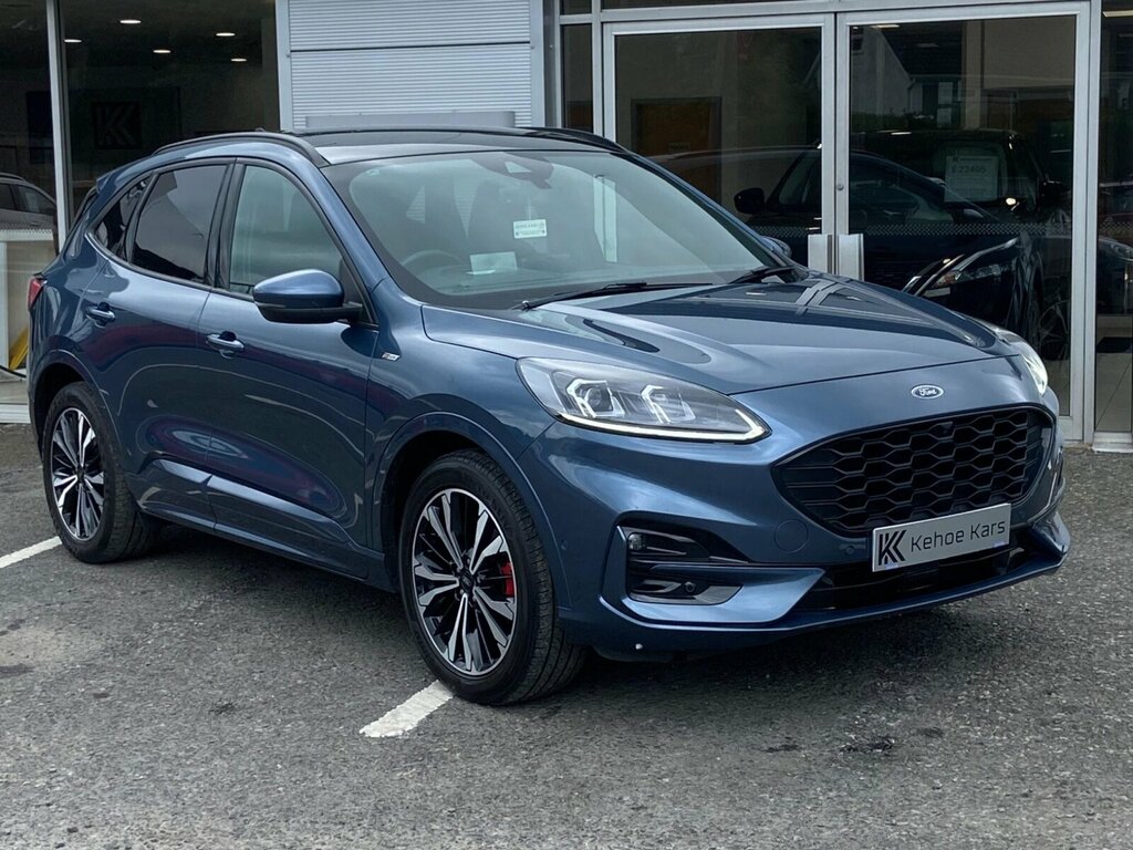 Compare Ford Kuga 1.5T Ecoboost St-line X First Edition Euro 6 Ss RRZ5131 Blue