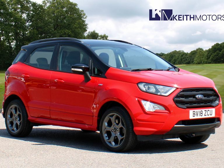 Compare Ford Ecosport St-line BV18ZCU Red