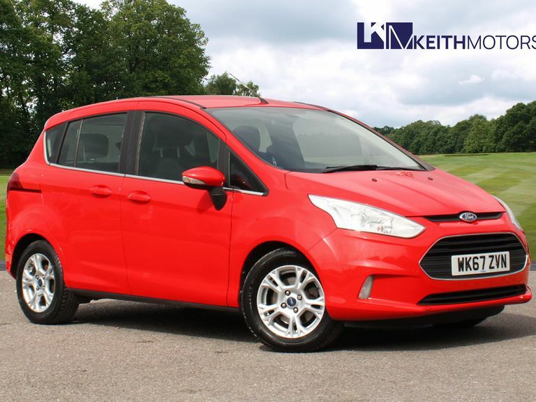Compare Ford B-Max 1.0 Ecoboost 125 Zetec Navigator WK67ZVN Red