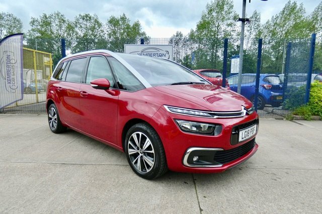 Citroen Grand C4 Picasso Grand Picasso 1.6 Bluehdi Flair Ss 118 Bhp Red #1