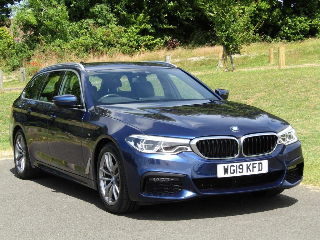 Compare BMW 5 Series 2.0 520D M Sport Touring Euro 6 Ss WG19KFD Blue