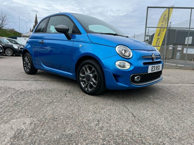Compare Fiat 500 1.2 S 69 Bhp PL66BSX Blue