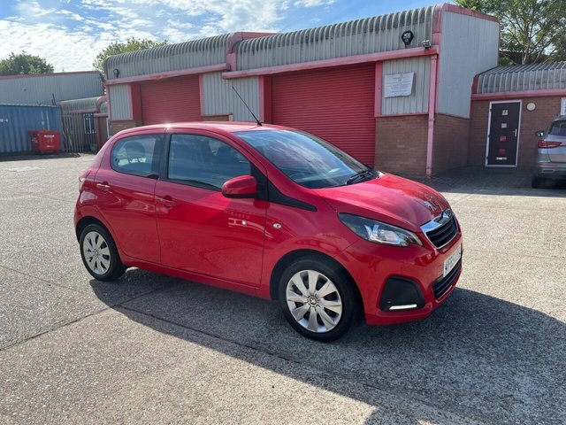 Compare Peugeot 108 1.0 Active 68 Bhp WF65CPE Red