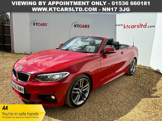 Compare BMW 2 Series 2.0 218D M Sport 148 Bhp KR66BWH Red
