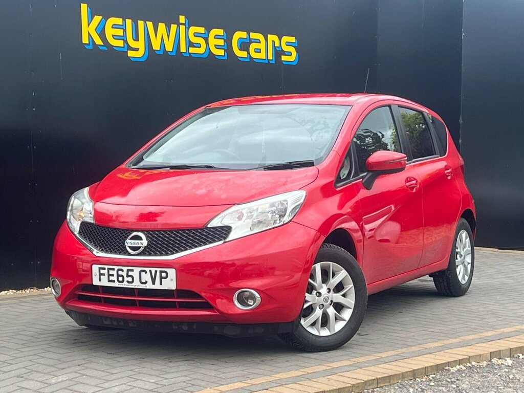 Compare Nissan Note 1.2 Acenta Euro 6 Ss FE65CVP Red