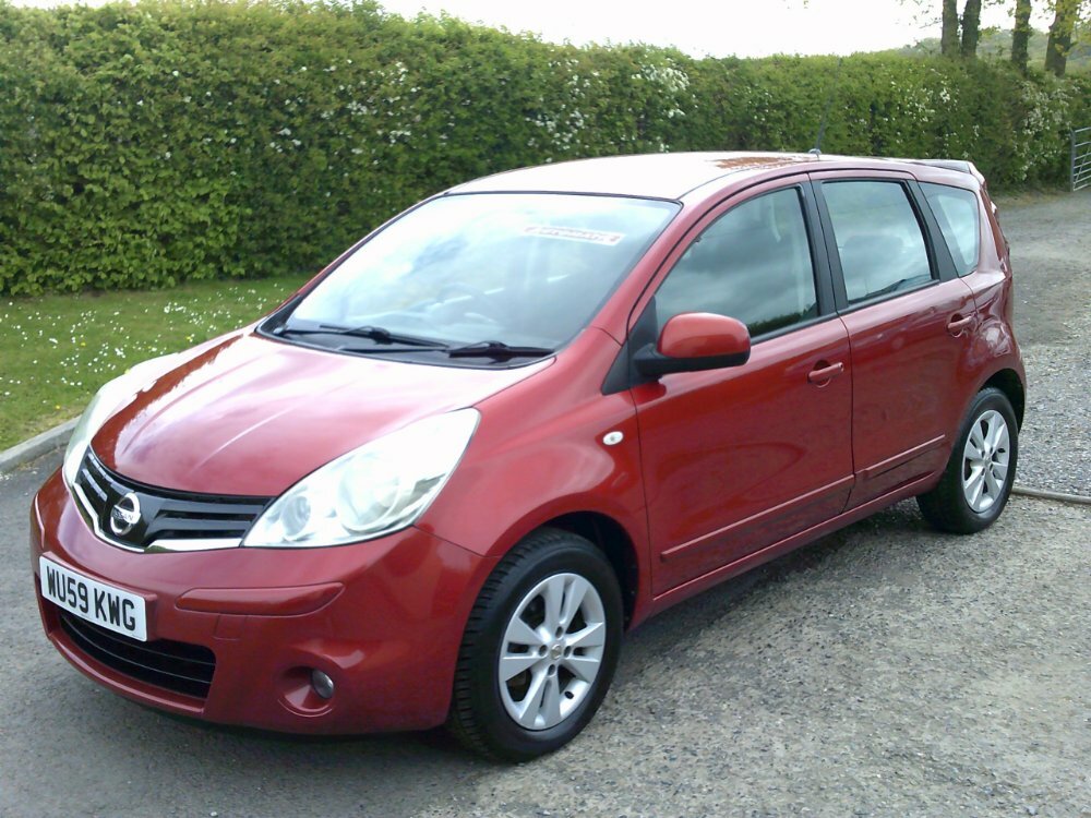 Compare Nissan Note Note Acenta WU59KWG Red