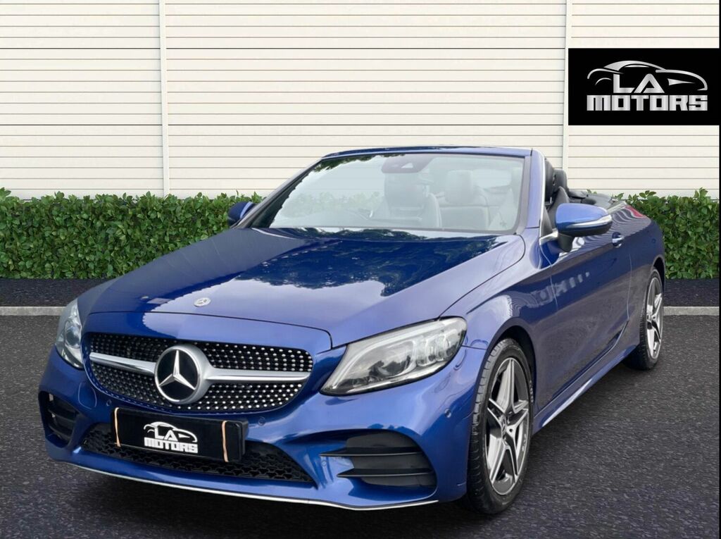 Compare Mercedes-Benz C Class Convertible 2.0 C220d Amg Line Premium Cabriolet AE70LNN Blue
