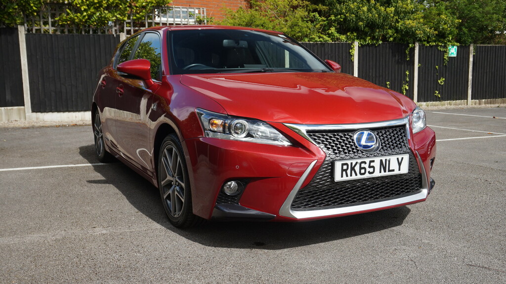 Compare Lexus CT 200H 1.8 F Sport Cvt RK65NLY Red