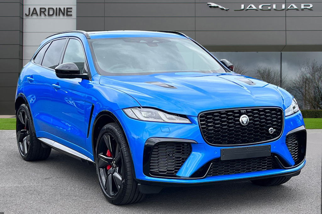 Compare Jaguar F-Pace 5.0 V8 575 Svr Edition Awd  Blue