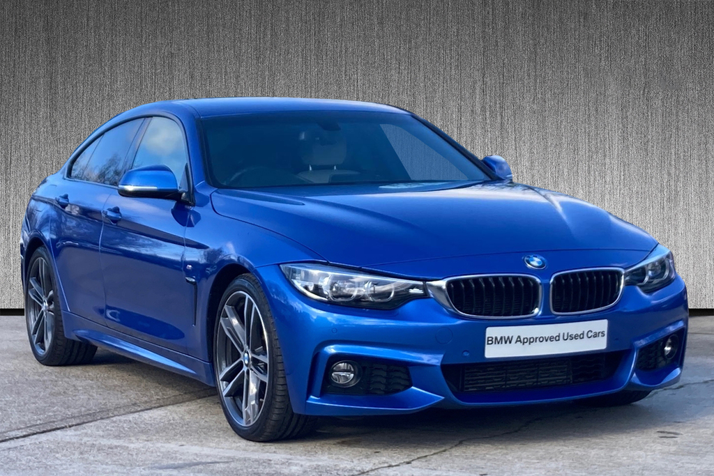 Compare BMW 4 Series Gran Coupe 420D M Sport Gran Coupe YL18MOV Blue
