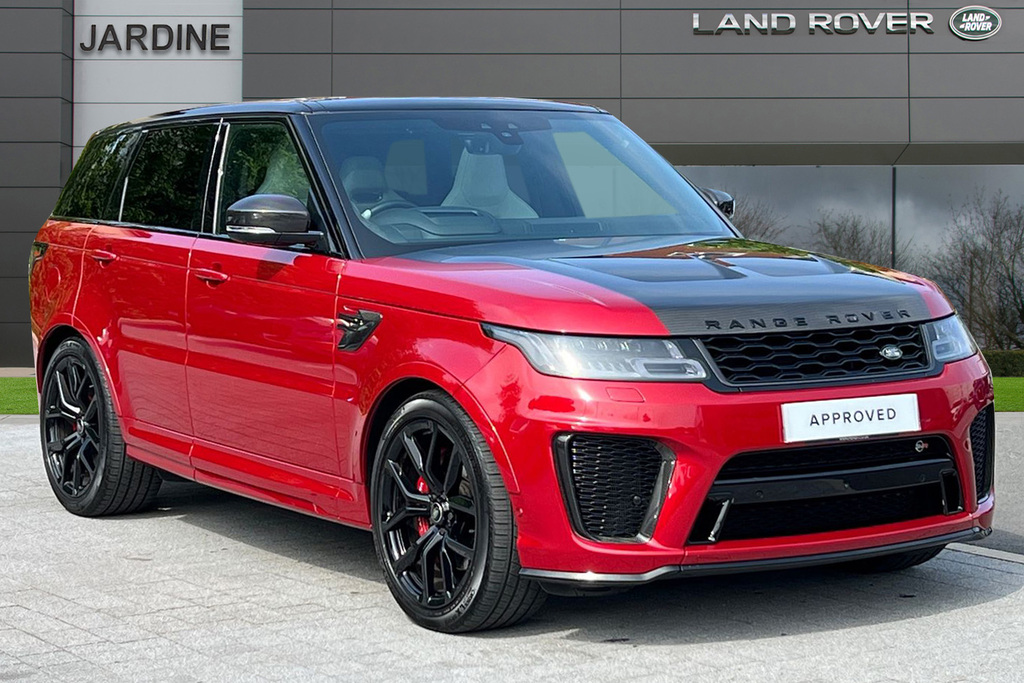 Compare Land Rover Range Rover Sport 5.0 P575 Sc Svr Carbon Edition KP71JYX Red