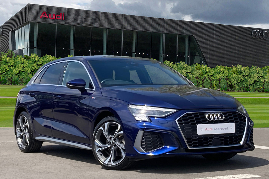 Compare Audi A3 S Line 30 Tfsi 110 Ps 6-Speed DN23KMA Blue