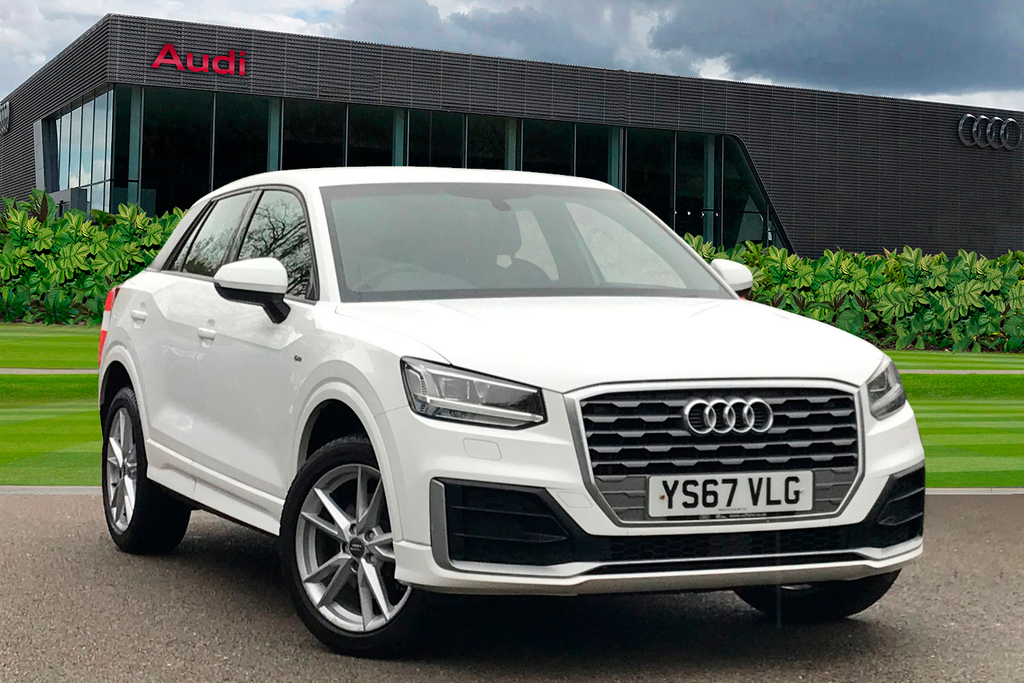 Compare Audi Q2 S Line 1.4 Tfsi Cylinder On Demand 150 Ps 6-Speed YS67VLG White