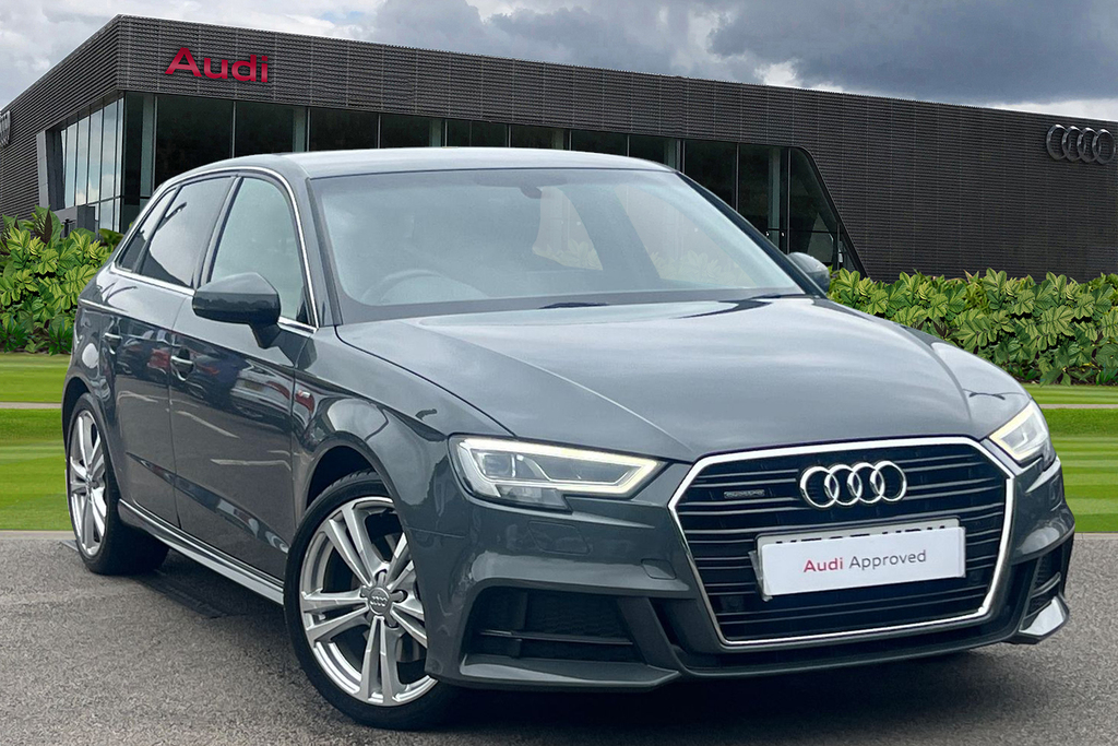 Compare Audi A3 S Line 2.0 Tfsi Quattro 190 Ps S Tronic VE67YPX Grey