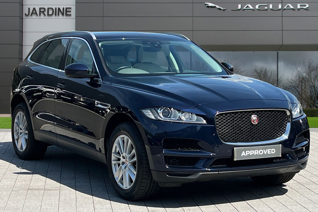 Compare Jaguar F-Pace 2.0 Portfolio Awd HX70YPM Blue