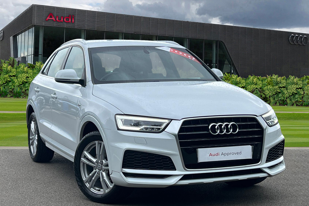 Compare Audi Q3 S Line Edition 1.4 Tfsi Cylinder On Demand 150 Ps MJ67WKD White